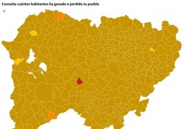 Consulta cuántos habitantes ha ganado o perdido tu pueblo de la provincia de Salamanca