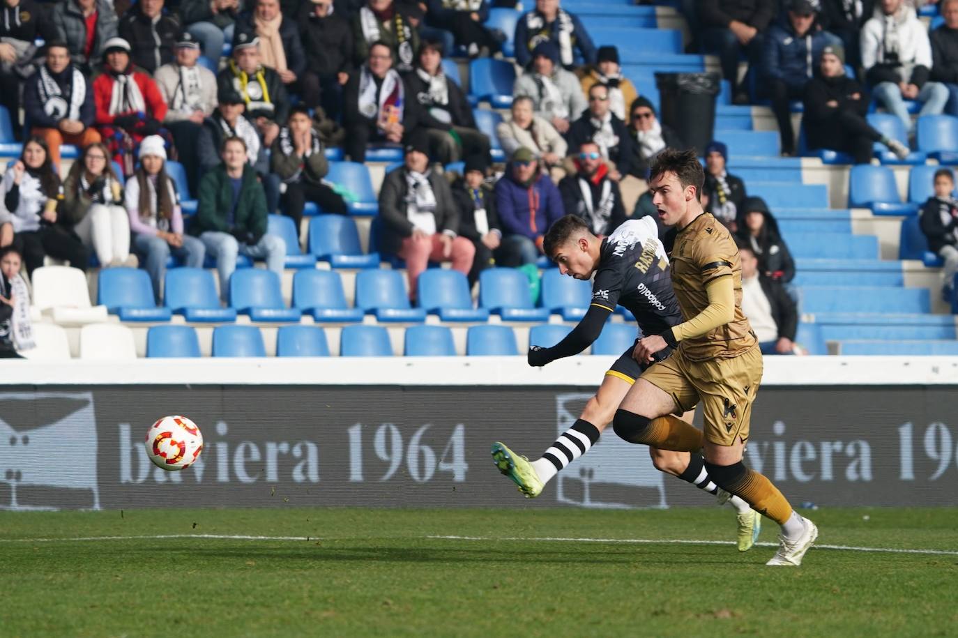 Las mejores imágenes del polémico empate entre Unionistas y la Real Sociedad B este domingo