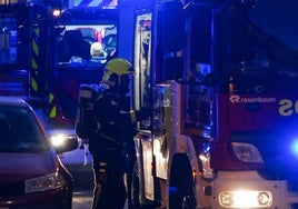 Imagen de una intervención de los Bomberos de Salamanca.