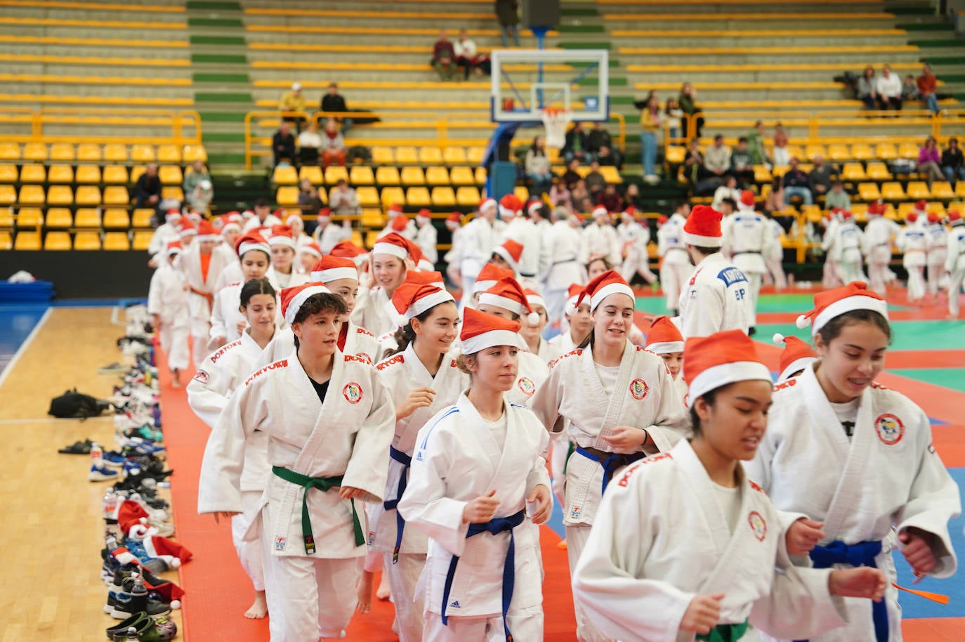 600 jóvenes judokas en el Festival de Navidad