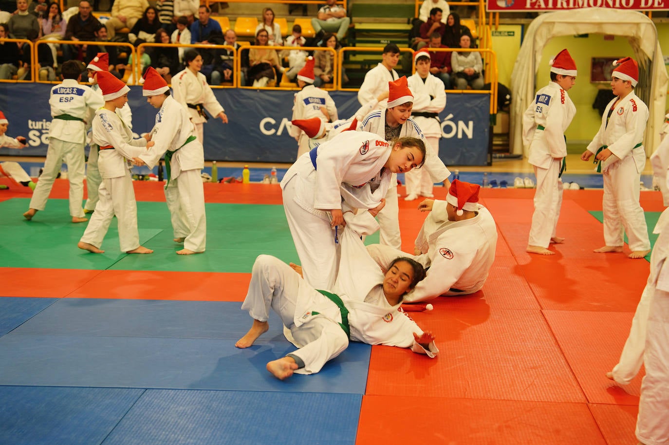 600 jóvenes judokas en el Festival de Navidad