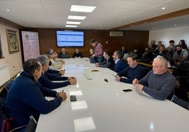 Debate del cereal en la Lonja de Salamanca.