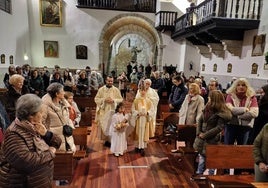 Celebración de una Misa del Gallo en la provincia.