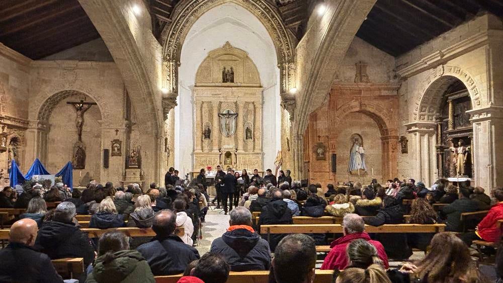 Brillante concierto de Navidad en la iglesia de Villoria