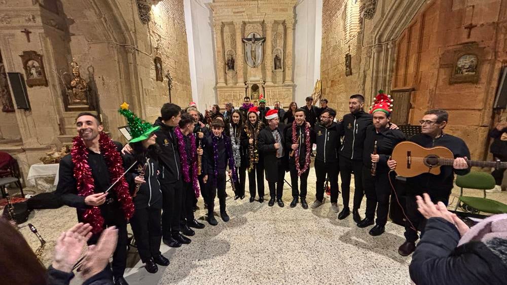 Brillante concierto de Navidad en la iglesia de Villoria