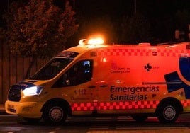 Una ambulancia del Sacyl.