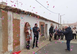 Momento de la inauguración de la calle Lorena Martín