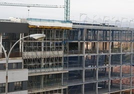 Las obras del Hospital avanzan a buen ritmo.