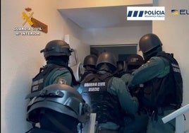 Imágenes facilitadas por los investigadores de la 'Operación Rovisa'.