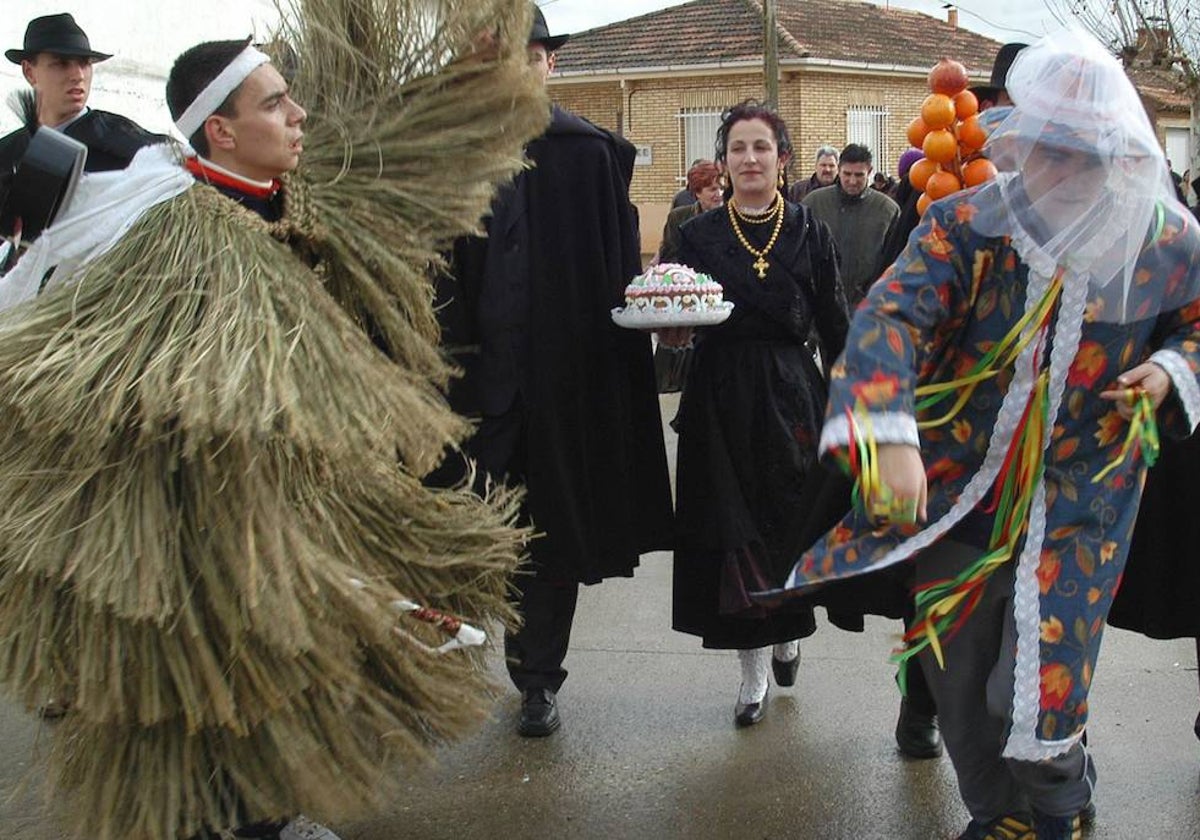 El tradicional Tafarrón, mascarada que se celebra en el municipio. |