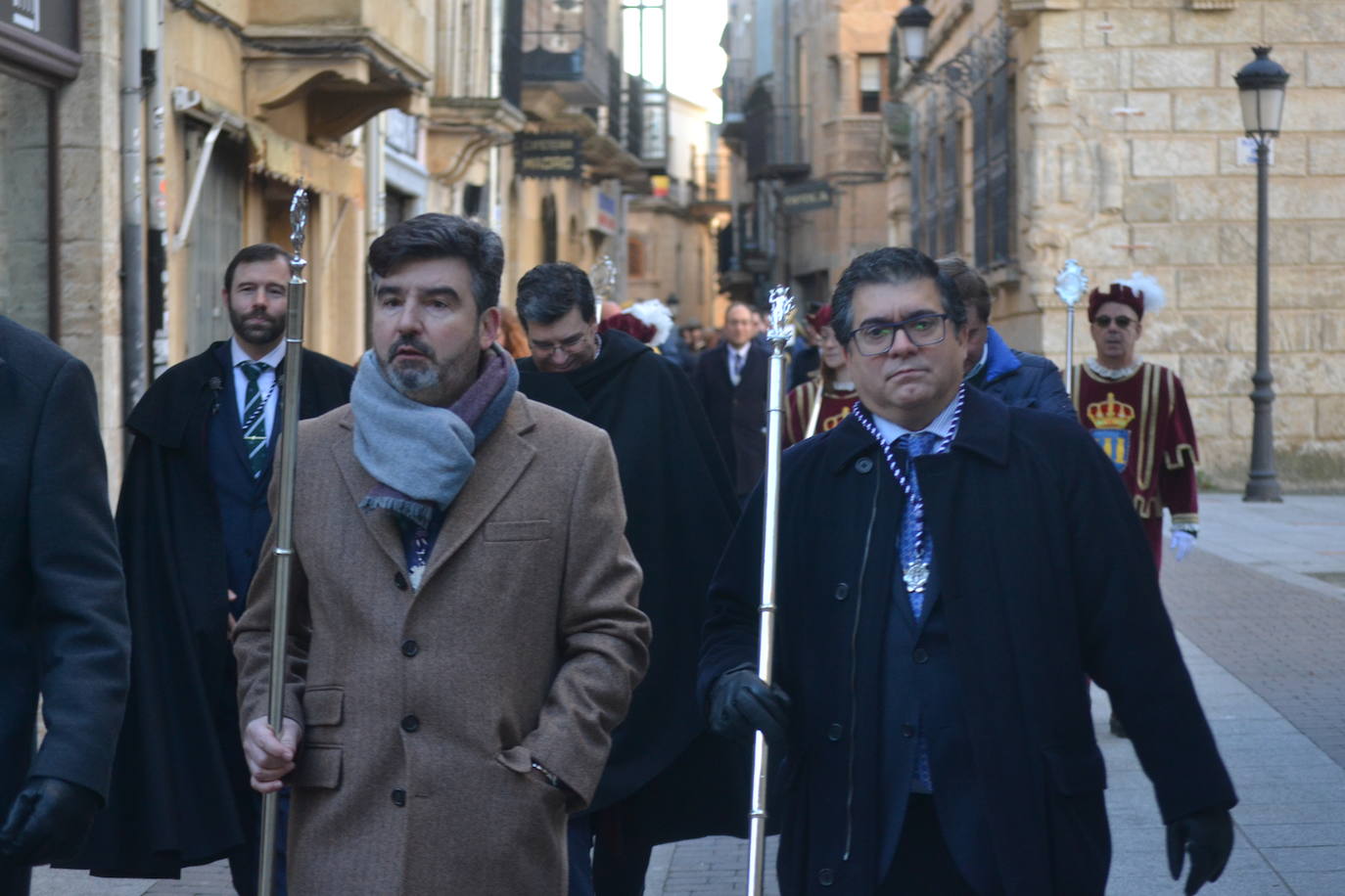 Ciudad Rodrigo arropa a San Sebastián en su marcha a la Catedral