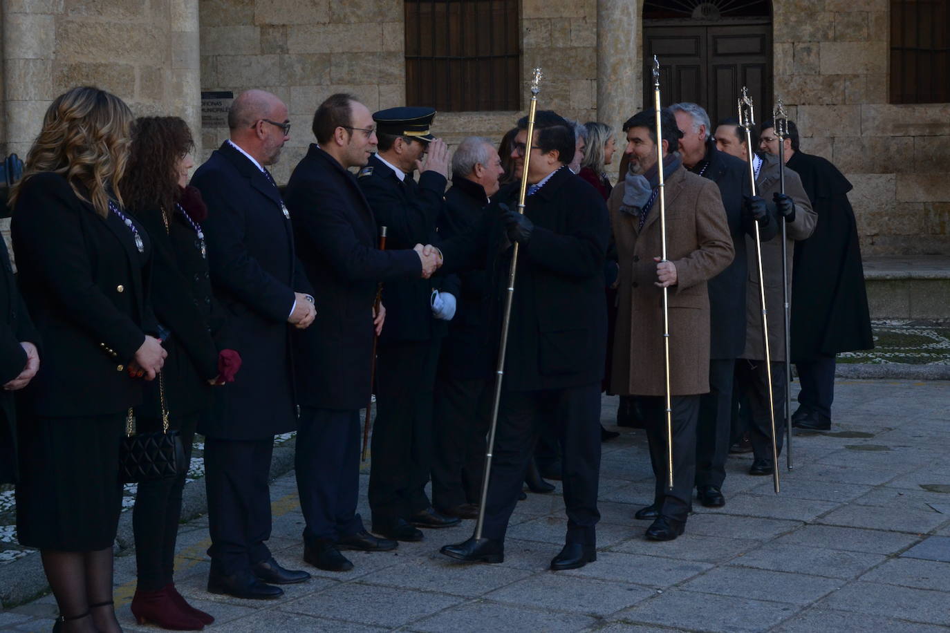 Ciudad Rodrigo arropa a San Sebastián en su marcha a la Catedral