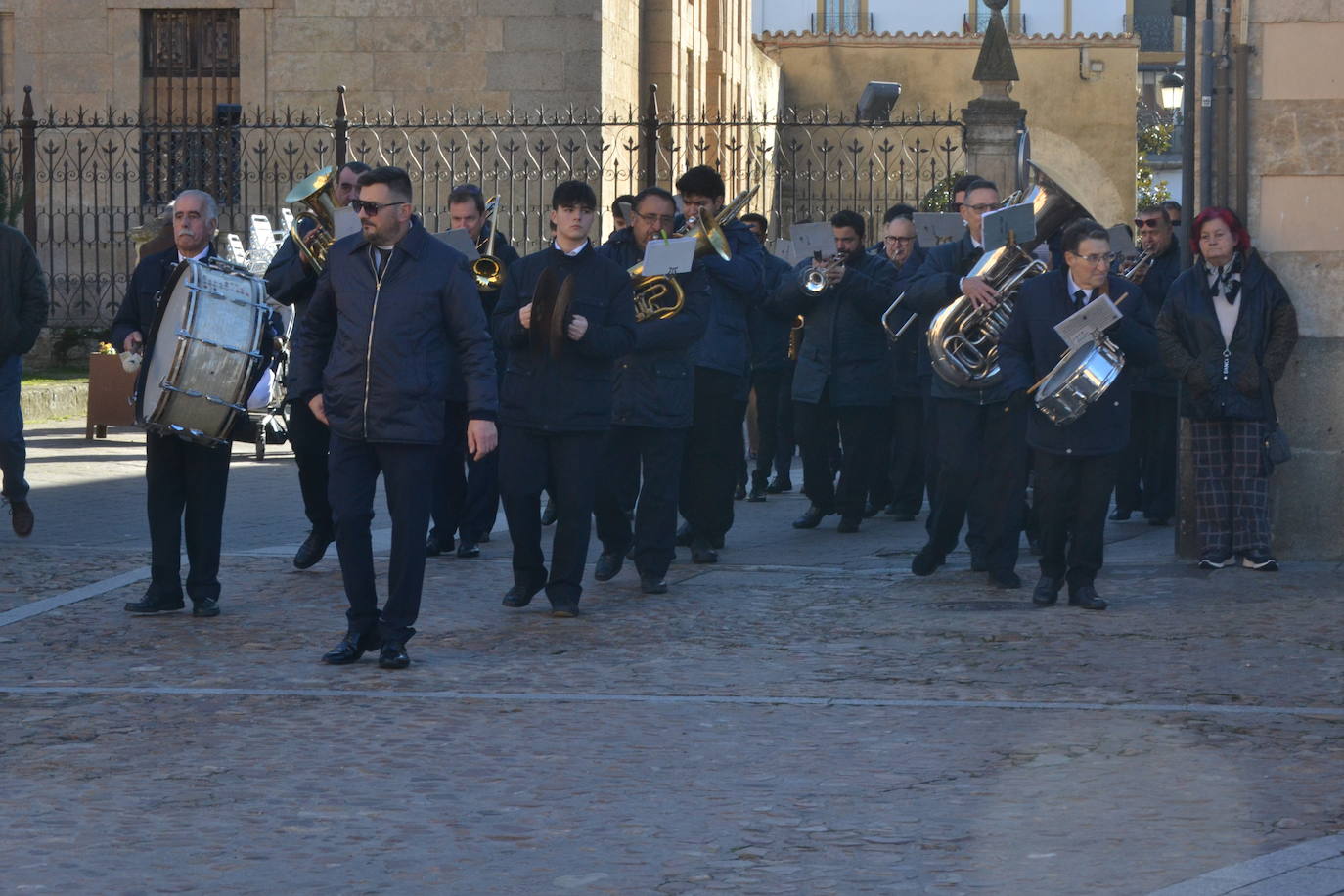 Ciudad Rodrigo arropa a San Sebastián en su marcha a la Catedral