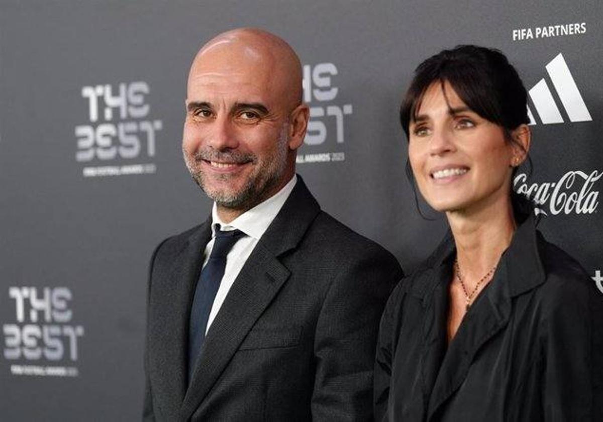 Pep Guardiola y Cristina Serra.