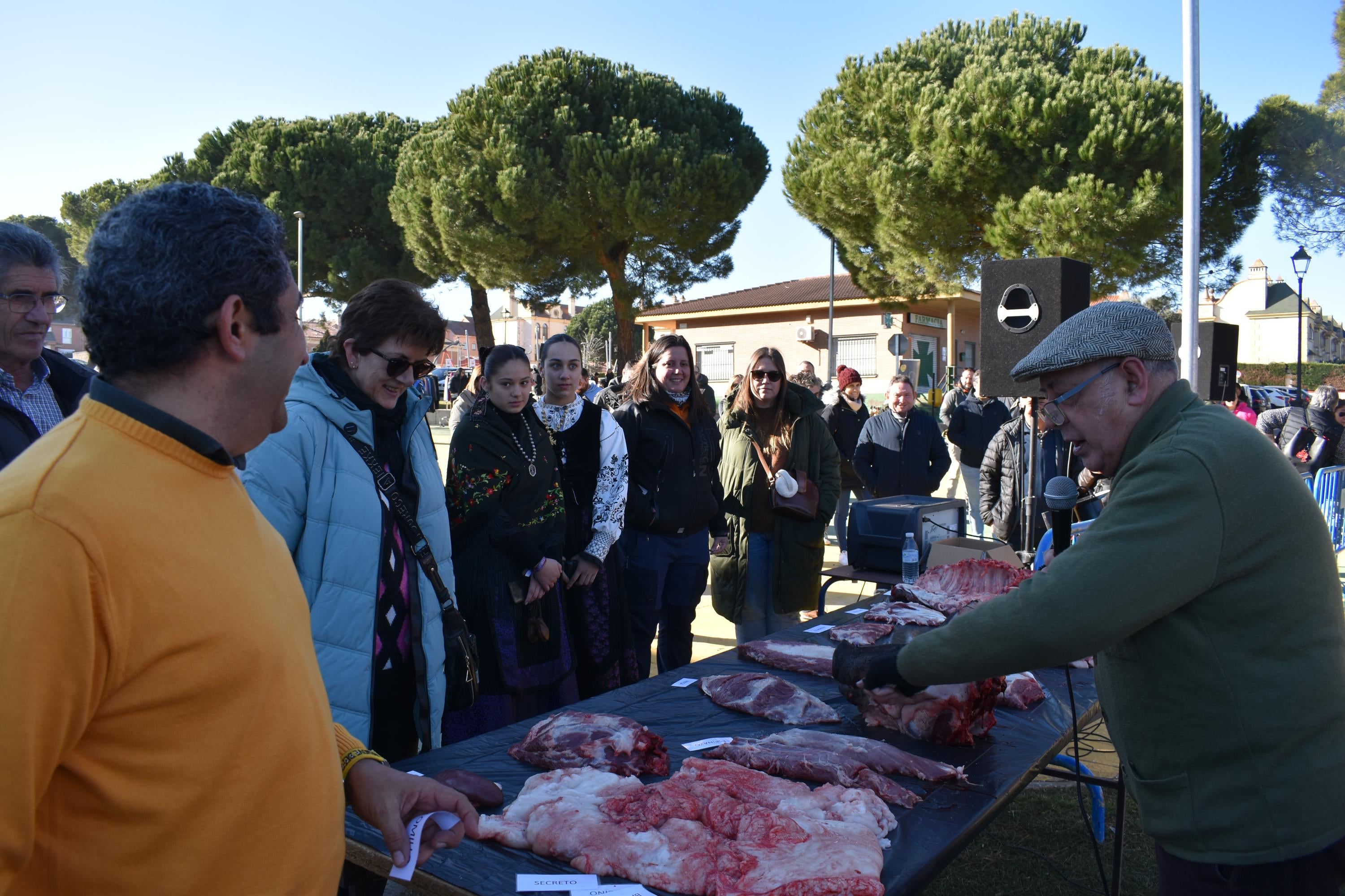 300 kilos de cerdo en la matanza de Carrascal de Barregas