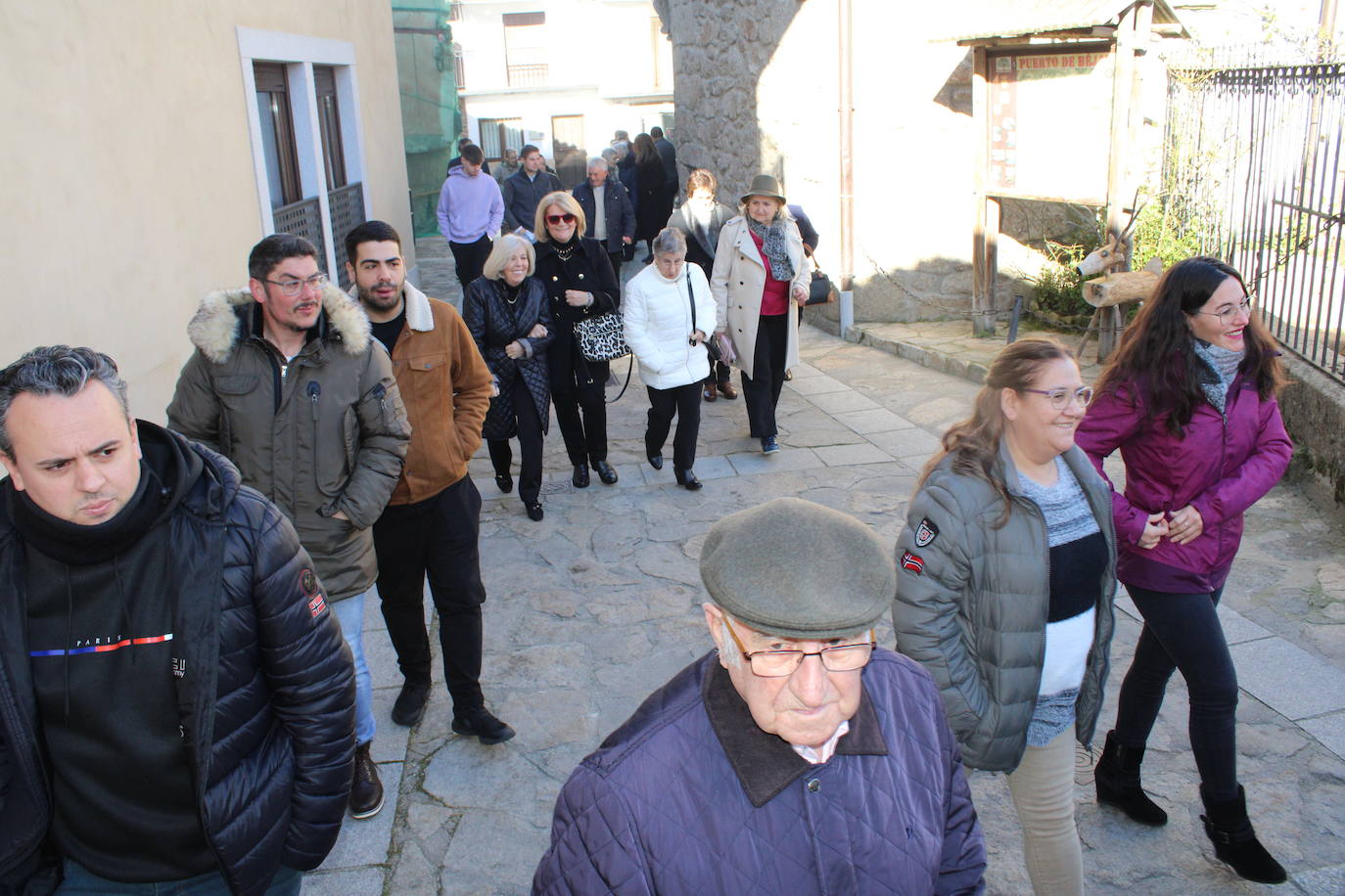 San Antón celebra su día de fiesta en Puerto de Béjar