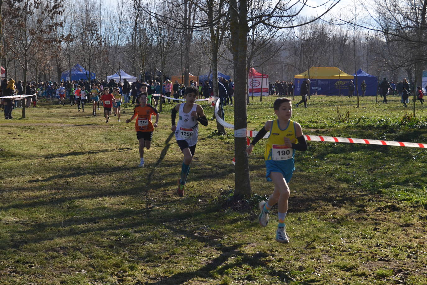 Entretenida mañana de cross escolar en Ciudad Rodrigo a pesar del frío