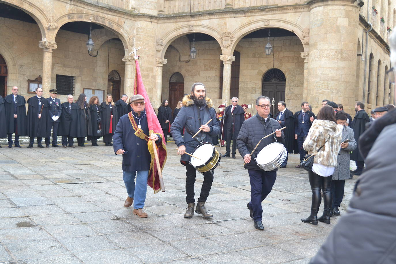 Populosa procesión del patrón de Ciudad Rodrigo