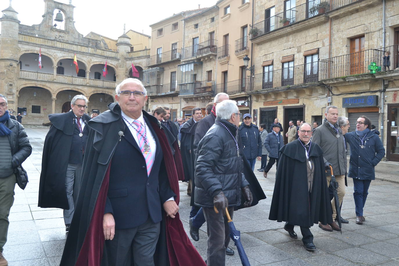 Populosa procesión del patrón de Ciudad Rodrigo