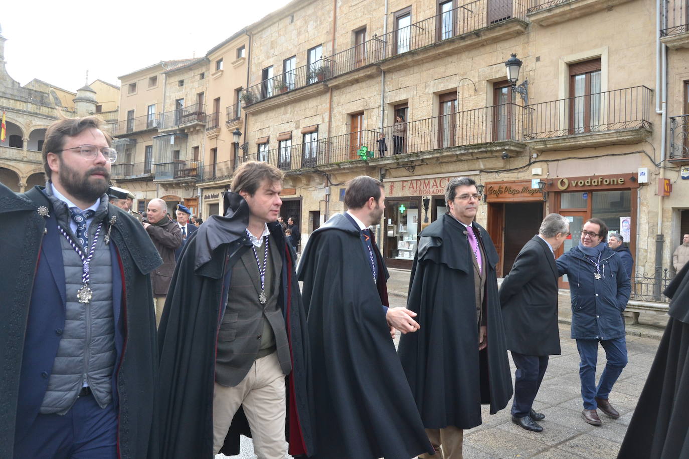 Populosa procesión del patrón de Ciudad Rodrigo