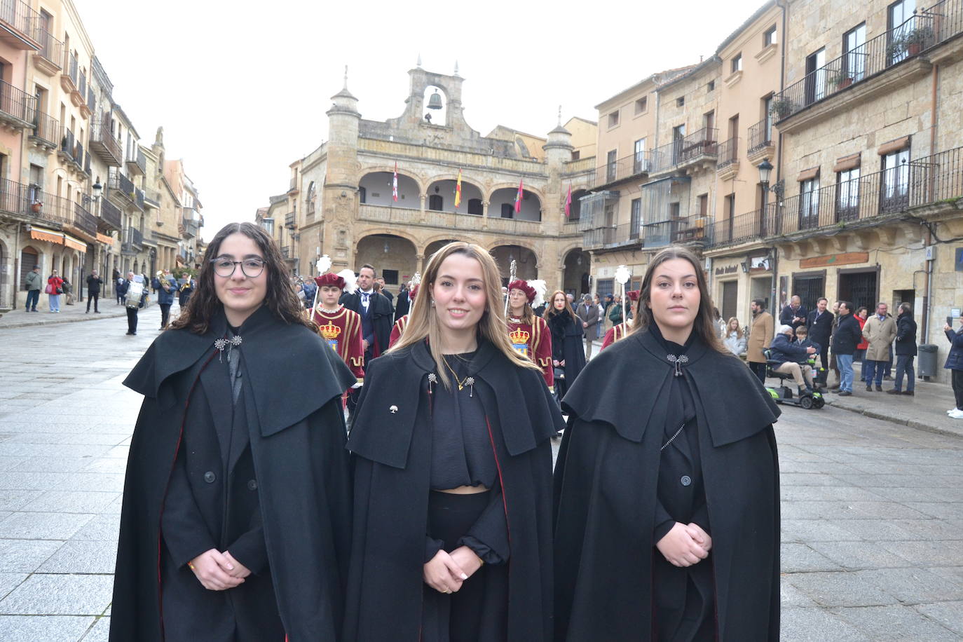 Populosa procesión del patrón de Ciudad Rodrigo