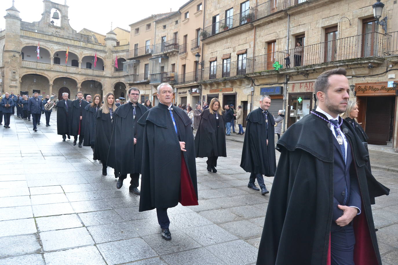 Populosa procesión del patrón de Ciudad Rodrigo