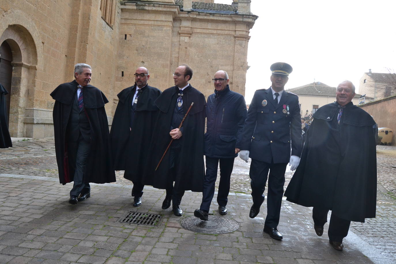 Populosa procesión del patrón de Ciudad Rodrigo