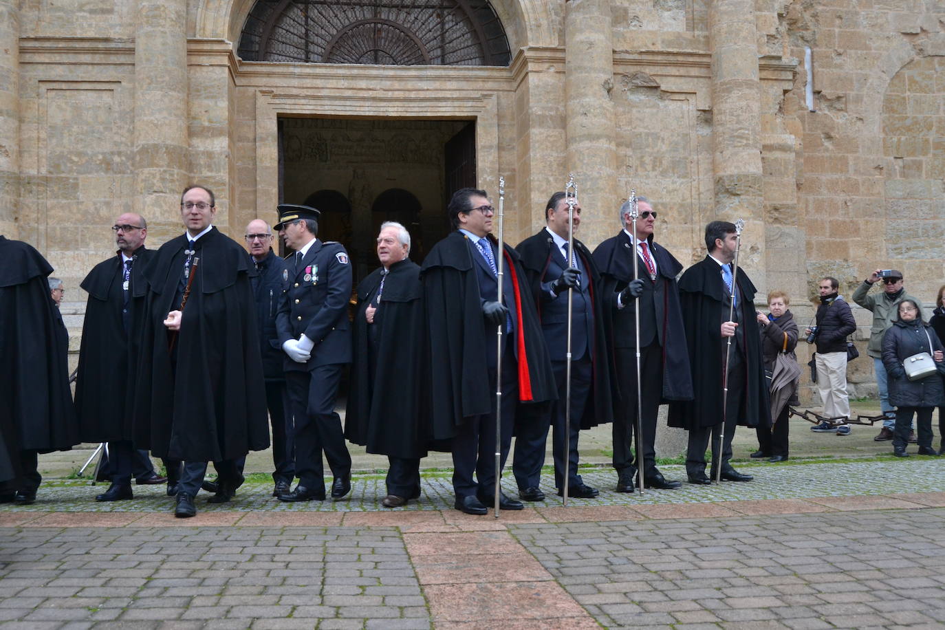 Populosa procesión del patrón de Ciudad Rodrigo