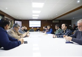 Un momento del debate del cereal en la Lonja de Salamanca.