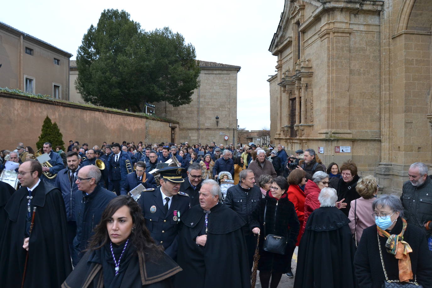 Populosa procesión del patrón de Ciudad Rodrigo