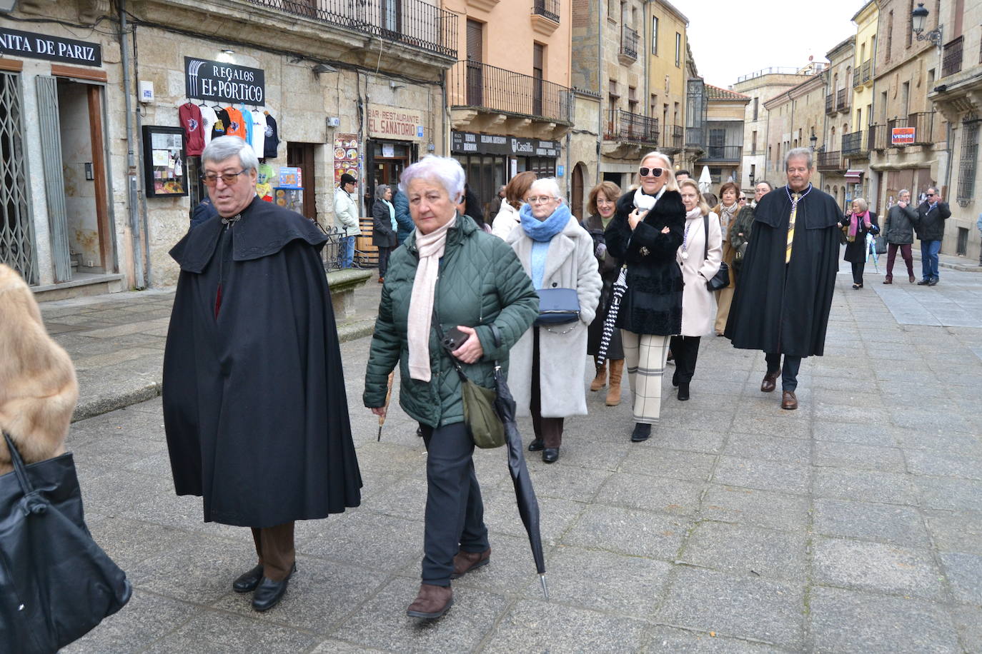 Populosa procesión del patrón de Ciudad Rodrigo