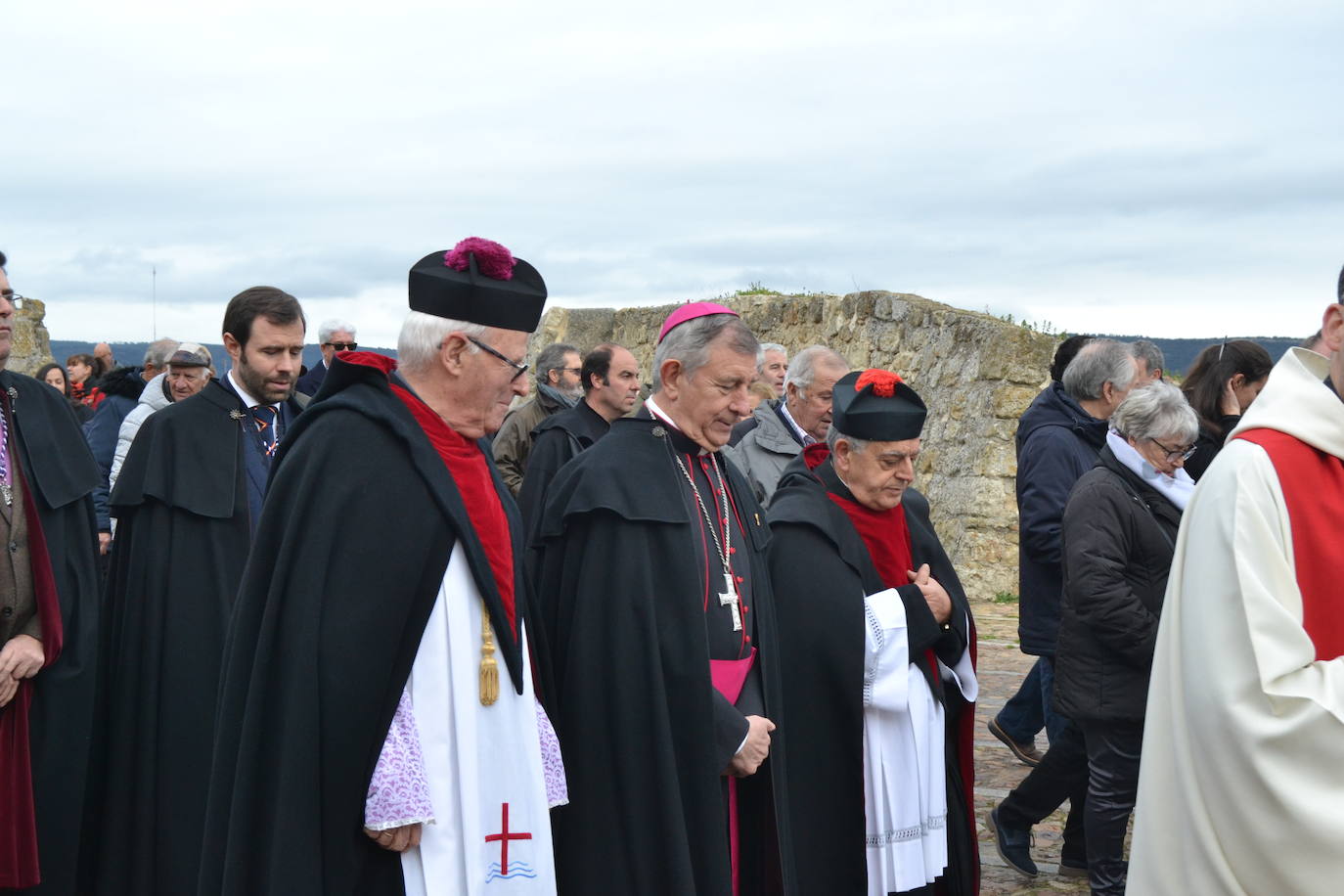 Populosa procesión del patrón de Ciudad Rodrigo