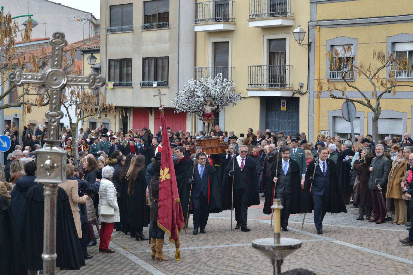 Populosa procesión del patrón de Ciudad Rodrigo