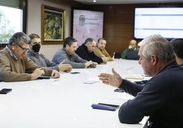 Un momento del debate del cereal en la Lonja de Salamanca.