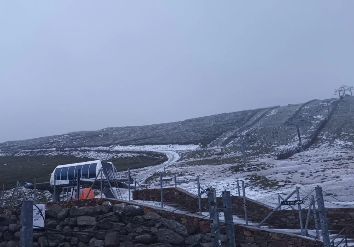 Imagen de las pistas de La Covatilla, en la mañana de este miércoles.