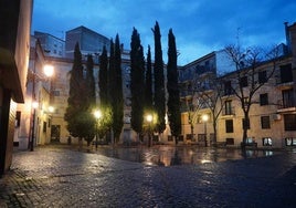 La iluminación del Corralillo de Santo Tomás.