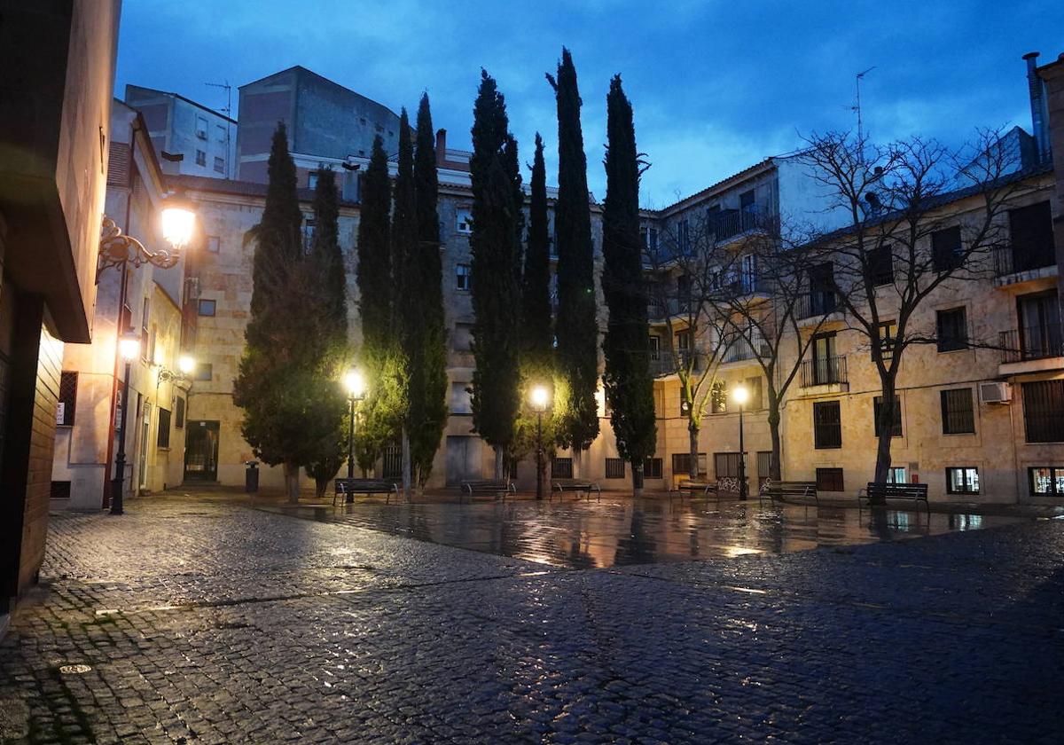 La iluminación del Corralillo de Santo Tomás.