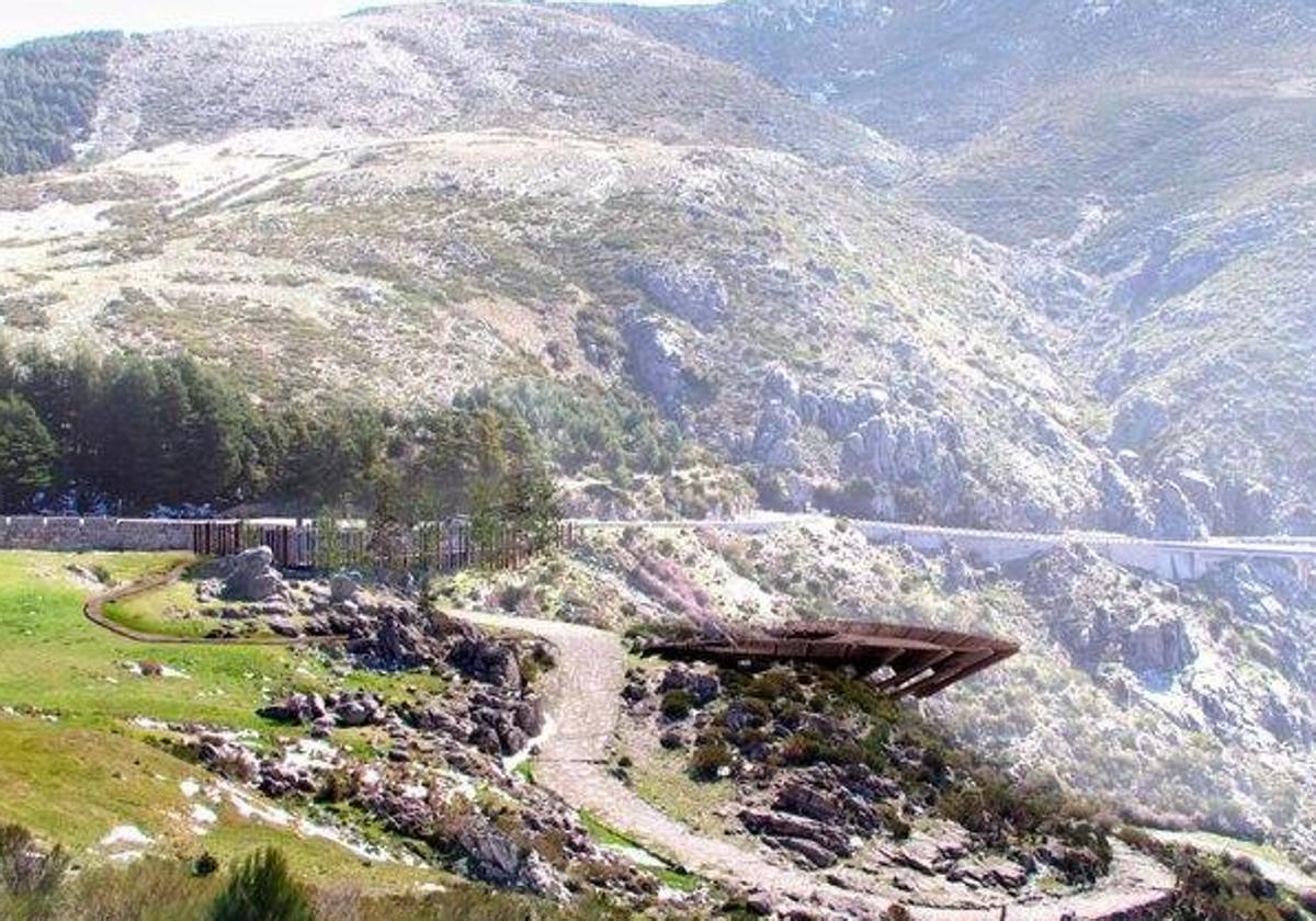 Imagen de la estación meteorológica en la que más agua se registró de toda España.