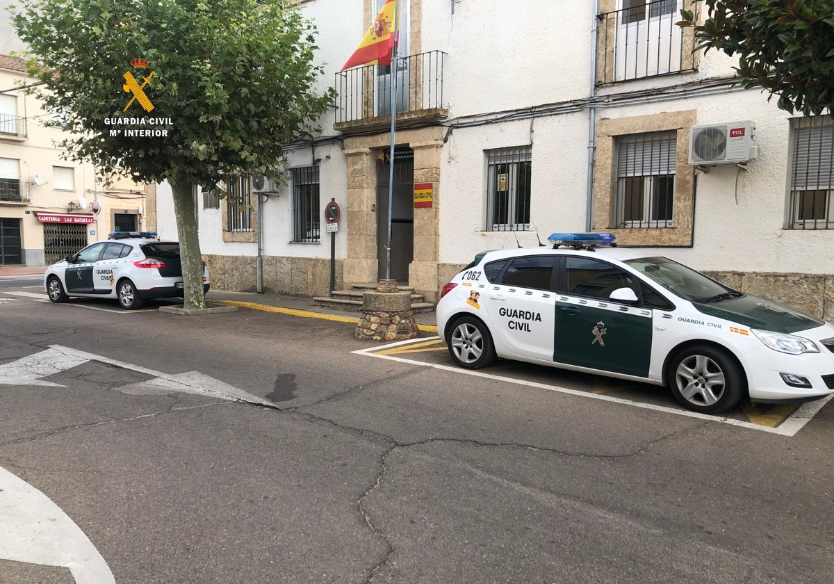 El cuartel de la Guardia Civil en Ciudad Rodrigo.