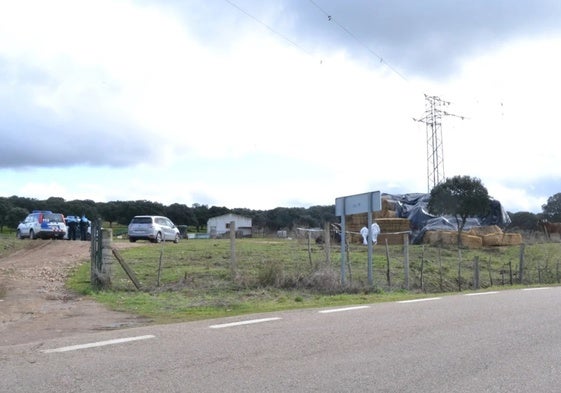 Panorámica de la finca donde fue hallado el joven sin vida.