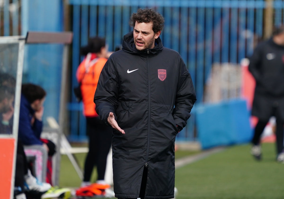 Alonso Fernández, este domingo en el San Casto.