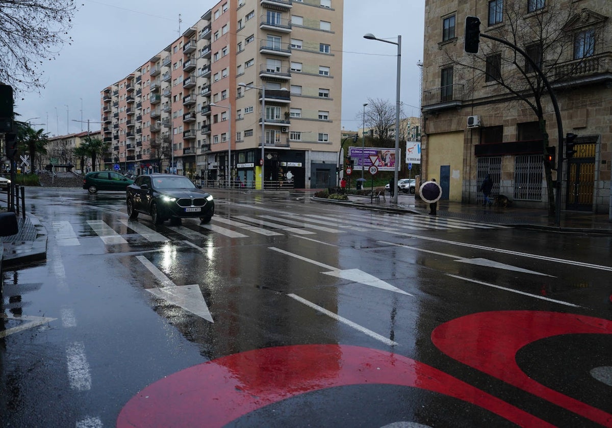 Paso de peatones donde tuvo lugar el atropello.