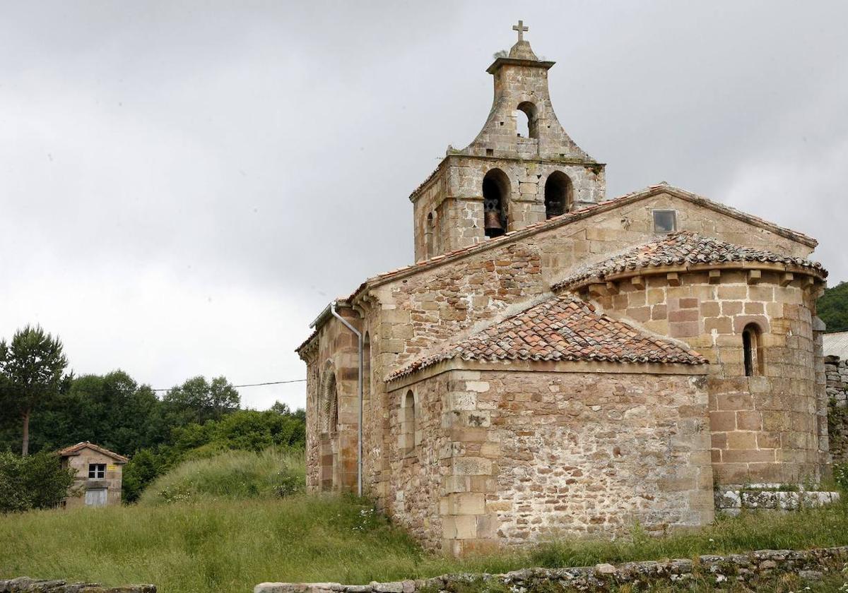 Una imagen de la iglesia románica de San Martín Obispo.