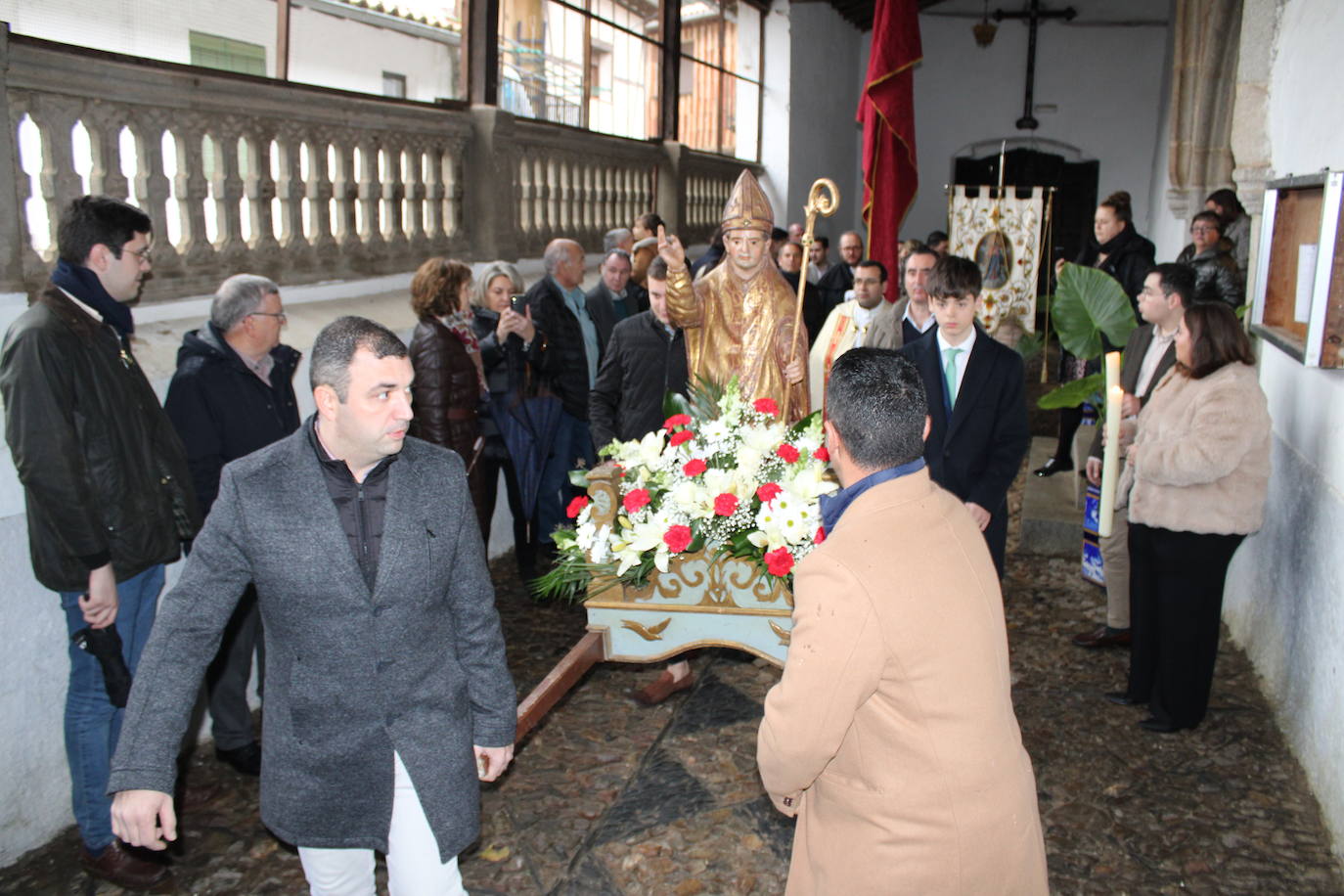 San Valerio, valiente frente a la lluvia