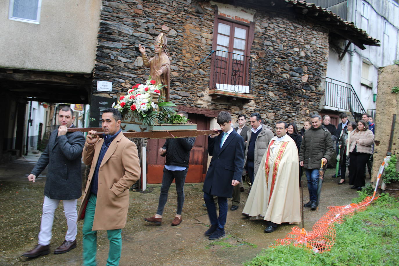 San Valerio, valiente frente a la lluvia