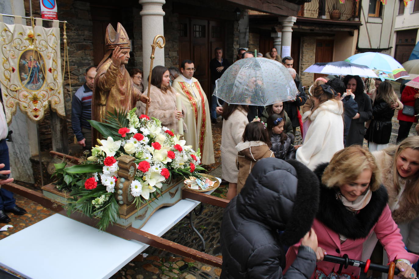 San Valerio, valiente frente a la lluvia