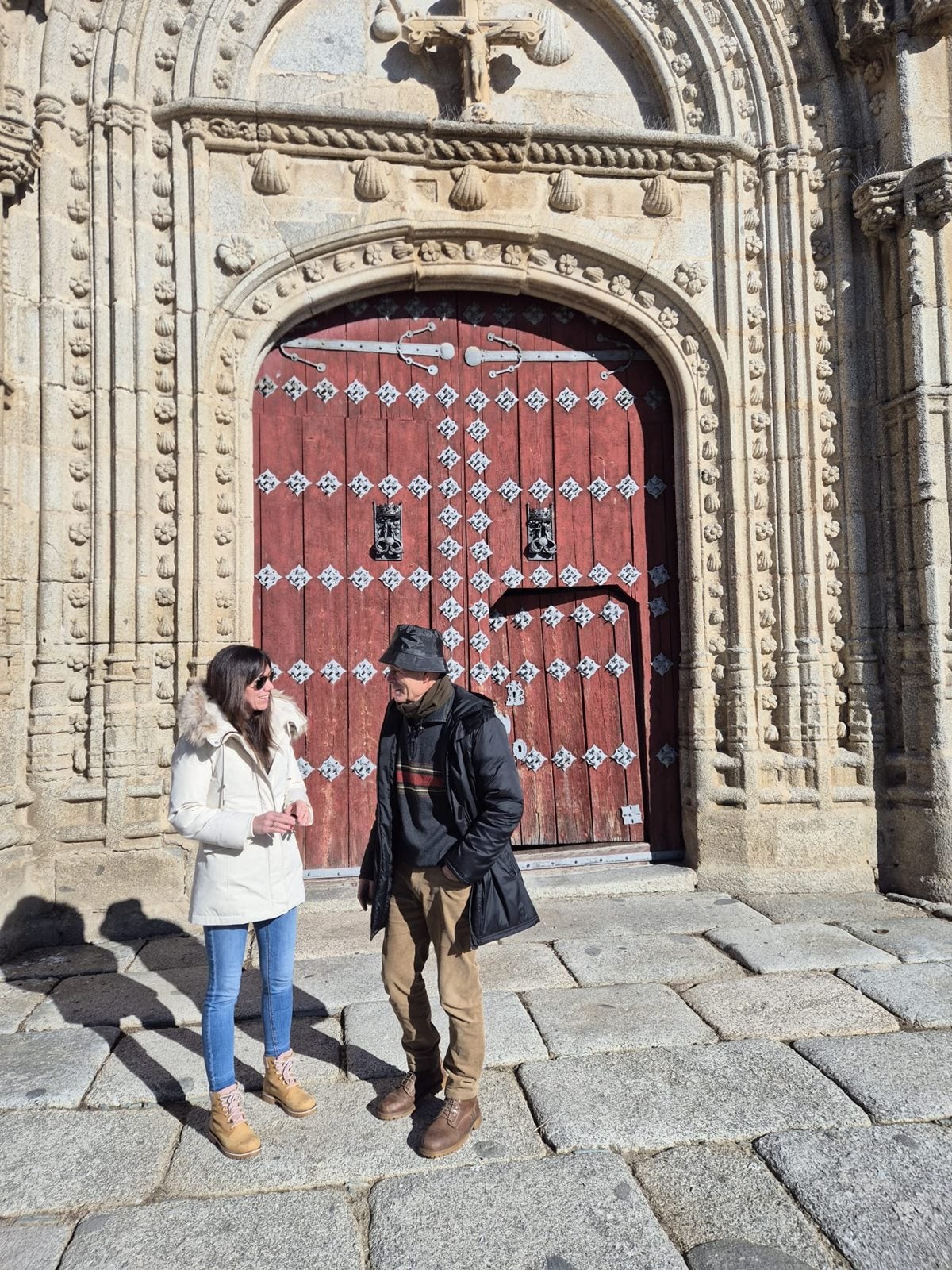 Fiesta de las gargantillas en las ruinas de la ermita de San Blás de Santiago de la Puebla