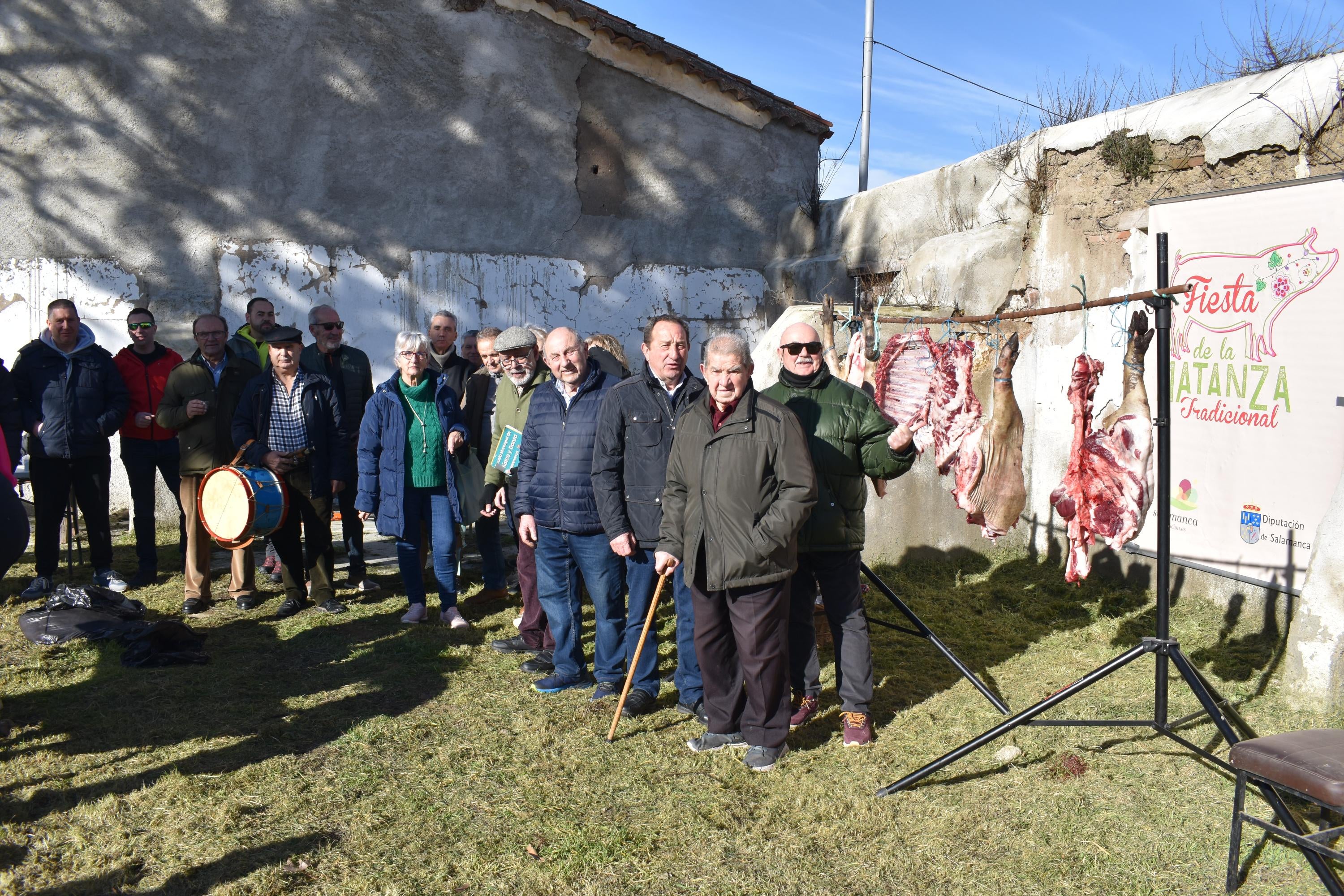 Un cerdo de 200 kilos protagoniza la matanza de Calzada de Valdunciel