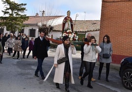 Procesión de San Blas en Garcihernández.