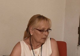 Neftalina Martínez, , exalcaldesa de Trabanca